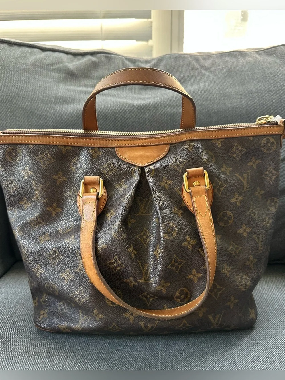 Louis Vuitton Monogram Palermo PM Shoulder Bag – Preowned – Authentic – No Stra